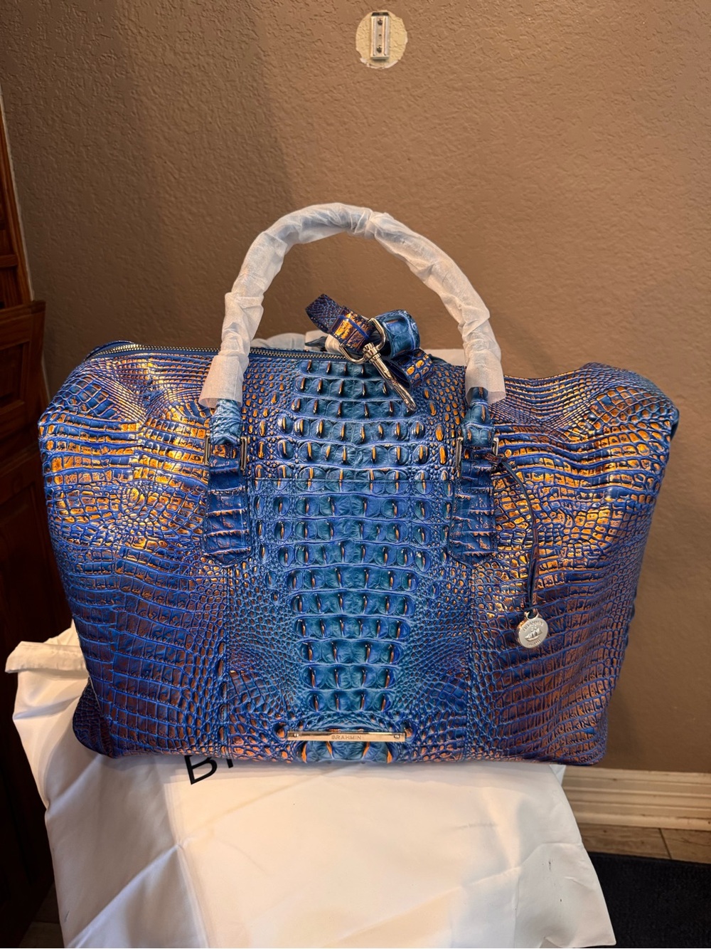 Brahmin weekender purse new